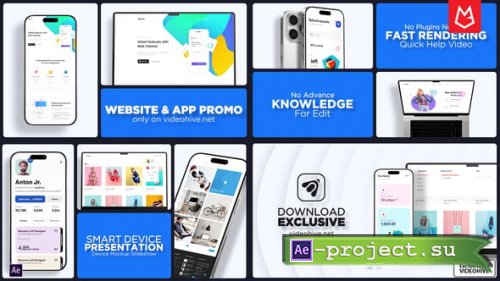 Videohive - Multiscreen Website Presentation Mockup - 58680025 - Project for After Effects