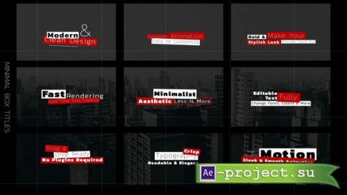Videohive - Box Titles / Ae - 58738983 - Project for After Effects