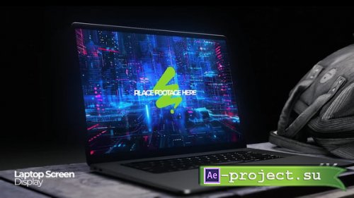 Videohive - Laptop Screen Mockup - 58739101 - Project for After Effects