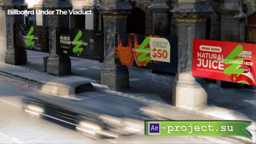 Videohive - Urban Viaduct Billboard Mockup - 58742048 - Project for After Effects
