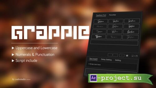 Videohive - Animated Typeface - Grapple BRK - 58739197 - Project for After Effects
