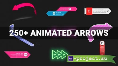 Videohive - 250+ Animated Arrows - 22700855 - Project for After Effects
