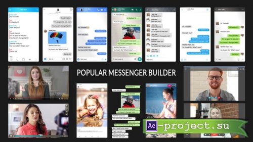 Videohive - Popular Messenger Builder v3.0 - 19770231 - Project for After Effects