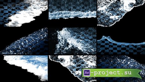 Videohive - Water Transitions - 16478468 - Project for After Effects