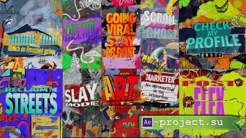 Videohive - Vertical Graphics - 58758561 - Project for After Effects