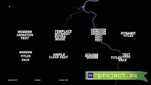 Videohive - Animation Text | After Effects - 58776610 - Project for After Effects