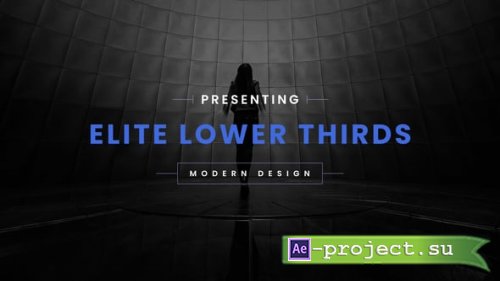Videohive - Elite Lower Thirds - 58775043 - Project for After Effects