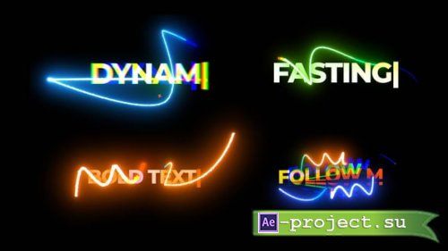 Videohive - Neon Lower Thirds - 58757605 - Project for After Effects