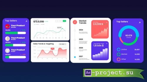 Videohive - Chart & Number Infographic - 58756769 - Project for After Effects
