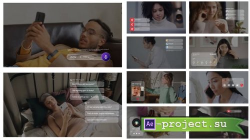 Videohive - Glassmorph mobile phone - 58755458 - Project for After Effects