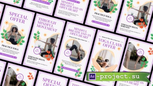 Videohive - Yoga Class Reel & Story - 58755185 - Project for After Effects