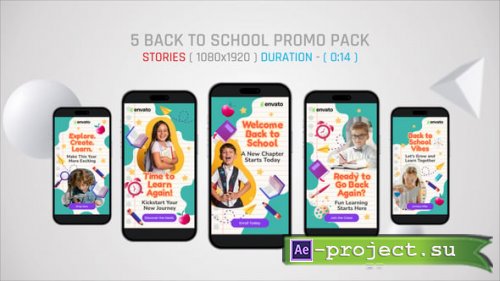 Videohive - Back To School Promo Pack - 58818862 - Project for After Effects