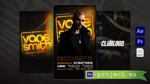 Videohive - Animated Nightclub Flyer Template - 58790045 - Project for After Effects