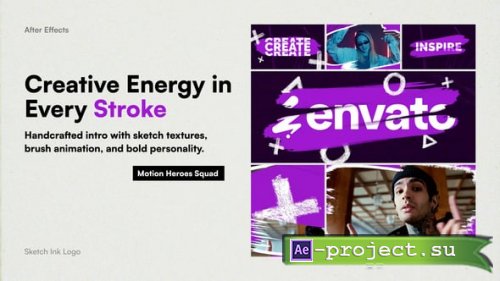 Videohive - Sketch Ink Logo - 58819988 - Project for After Effects