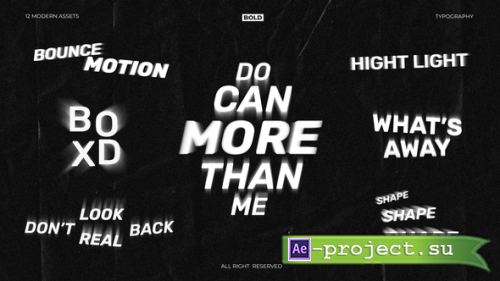 Videohive - Modern Bounce Titles - 58810191 - Project for After Effects