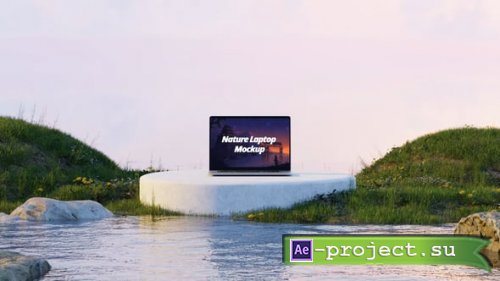 Videohive - Nature Laptop Mockup - 58827529 - Project for After Effects