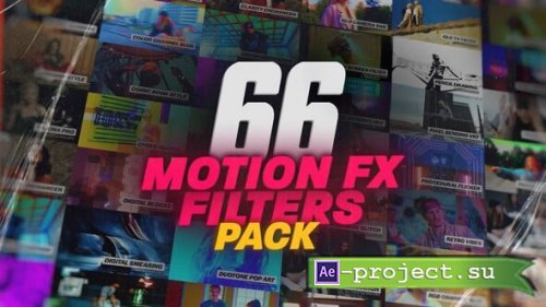 Videohive - Motion Effect Filters Pack For After Effects - 58842189 - Project for After Effects