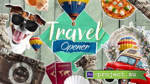 Videohive - Travel Stop Motion Opener - 58793346 - Project for After Effects
