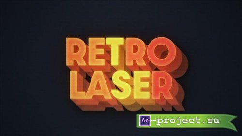 Videohive - Retro Laser Titles - 58795478 - Project for After Effects