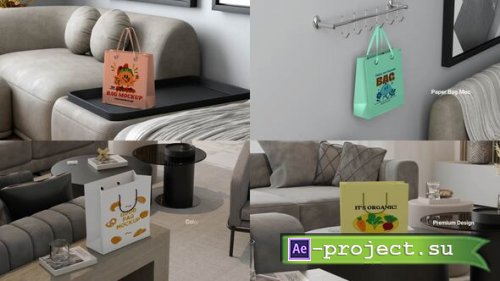 Videohive - Paper Bag Mockup - 58847642 - Project for After Effects