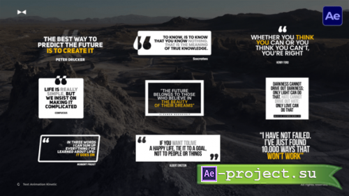 Videohive - Quotes Animation Text  AE - 58810629 - Project for After Effects