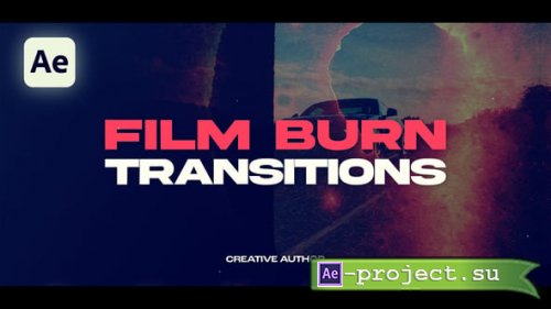Videohive - Film Burn Transitions - 58848431 - Project for After Effects