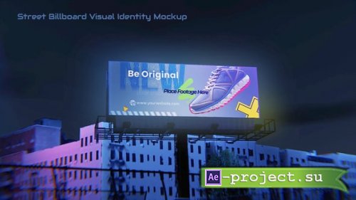 Videohive - Street Billboard Visual Identity Mockup - 58795479 - Project for After Effects