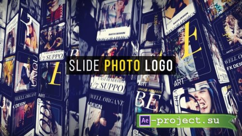 Videohive - Slide Photo Logo - 58849454 - Project for After Effects