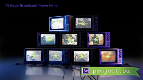 Videohive - Vintage Broadcast News Intro Opener - 58811423 - Project for After Effects