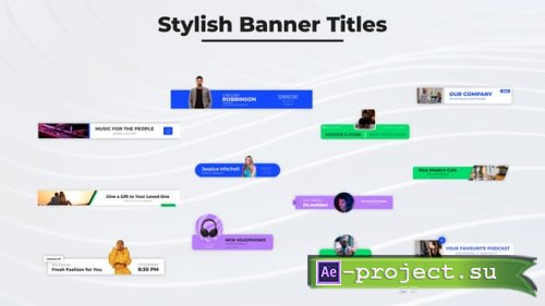 Videohive - Stylish Banner Titles - 58854509 - Project for After Effects