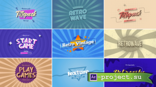 Videohive - Retro Vintage Titles vol.03 - 58841162 - Project for After Effects