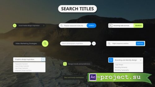 Videohive - Search Titles - 58854980 - Project for After Effects