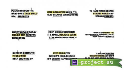 Videohive - Select The Text | After Effects - 58855155 - Project for After Effects