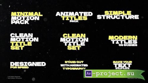 Videohive - Text Shadow | After Effects - 58855754 - Project for After Effects