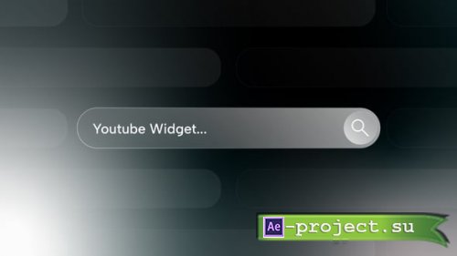 Videohive - Widget Glass Youtube - 58858105 - Project for After Effects