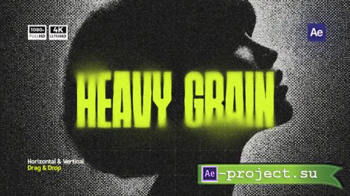 Videohive - Heavy Grain Overlay -  58840996 - Project for After Effects