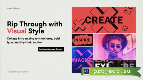 Videohive - Collage Logo Opener - 58854739 - Project for After Effects