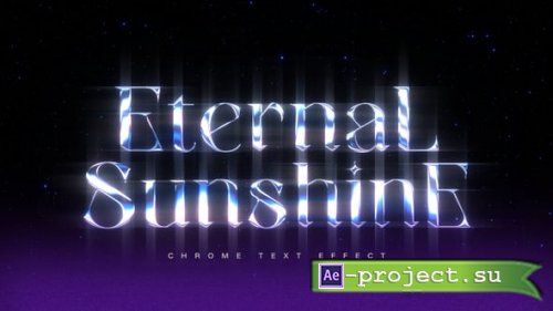 Videohive - Chrome Text Effect - 58874413 - Project for After Effects