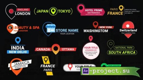 Videohive - Modern Clean Location Titles - 58872874 - Project for After Effects