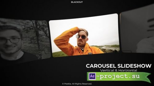 Videohive - Carousel Blackout Slideshow - 58874087 - Project for After Effects