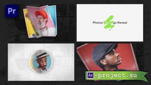 Videohive - Photos Flip Logo Reveal | Premiere Pro - 58842503