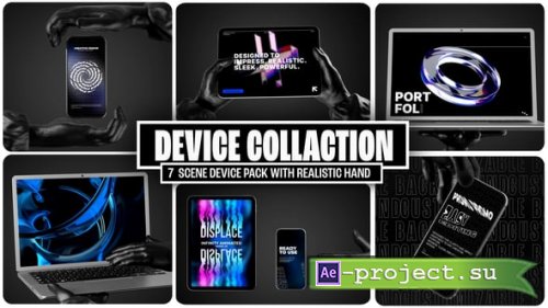Videohive - Hand Multi Device Mockup  Realistic Device Presentation Kit - 58874253 - Project for After Effects