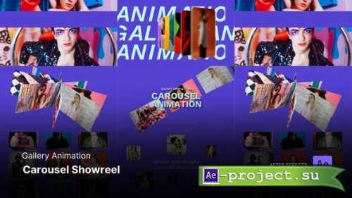 Videohive - Gallery Animation - Carousel Showreel After Effects Template - 58855211 - Project for After Effects