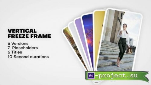 Videohive - Vertical Freeze Frame - 58890099 - Project for After Effects