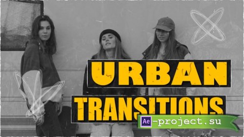Videohive - Urban Transitions - 55729749 - Project for After Effects