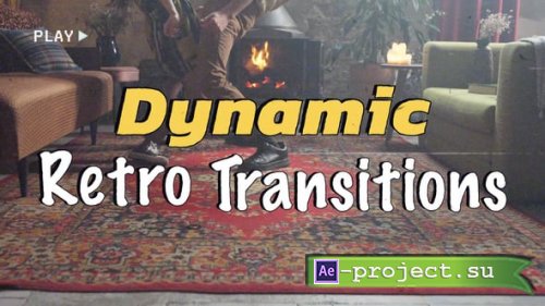 Videohive - Dynamic Retro Transitions - 56448359 - Project for After Effects