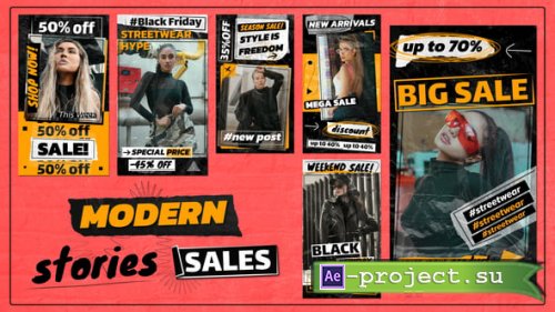 Videohive - Modern Sales Stories - 55748393 - Project for After Effects