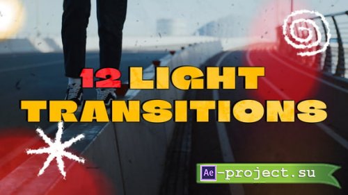 Videohive - Light Transitions - 55880147 - Project for After Effects