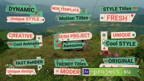 Videohive - Creative Lower Thirds - 56475440 - Project for After Effects