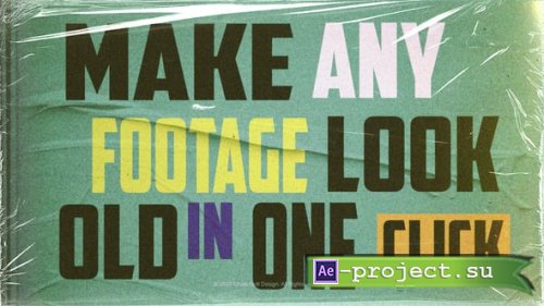 Videohive - Vintage Overlay - 58905443 - Project for After Effects